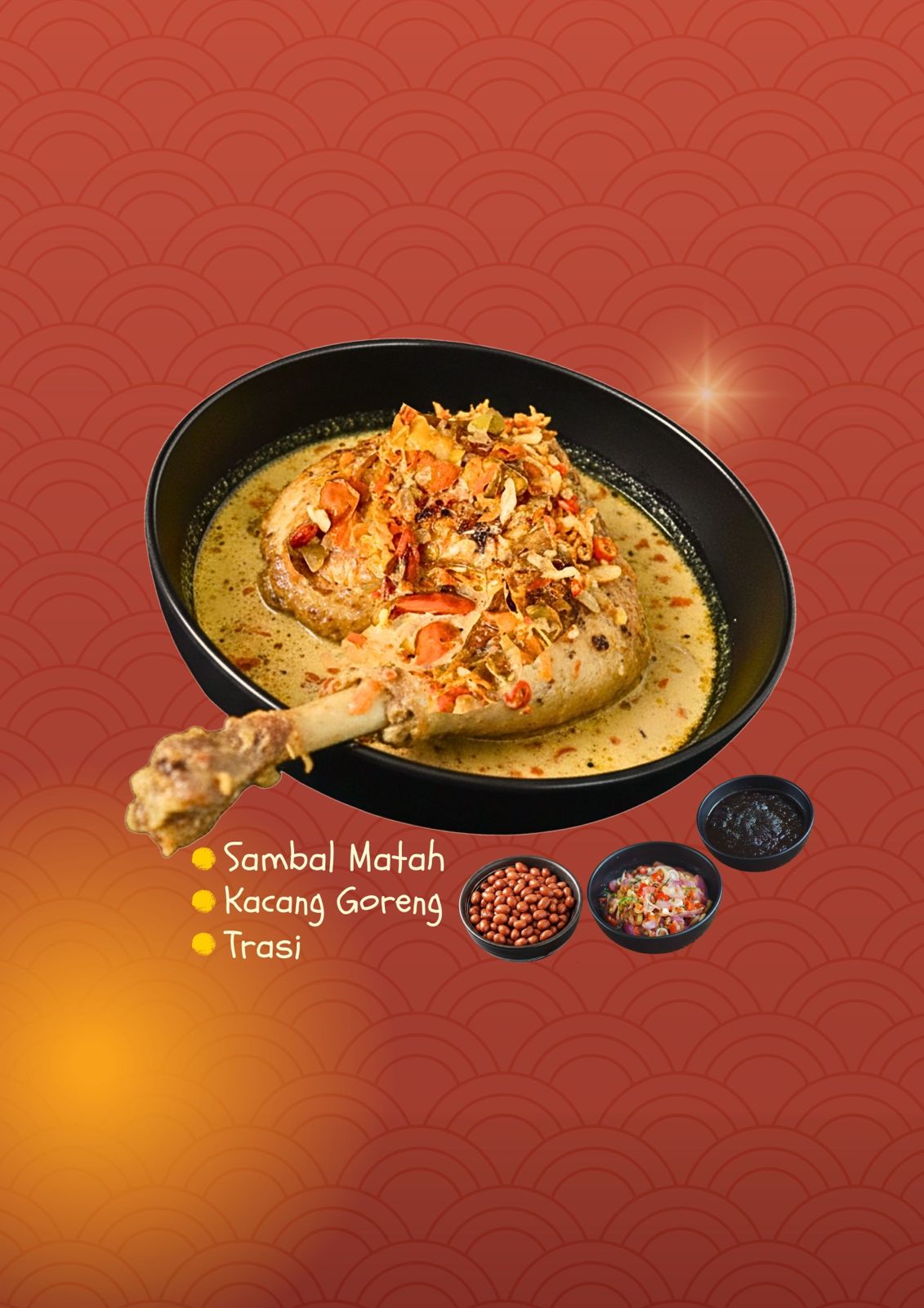 Ayam Betutu per-porsi (belum sama nasi)